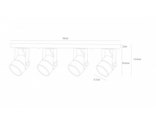 Спот Mizar A1311PL-4WH Arte Lamp