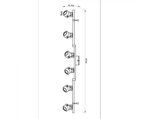 Спот Lente A1314PL-6CC Arte Lamp