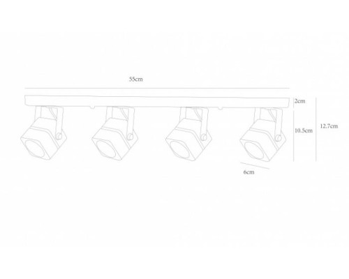 Спот Misam A1315PL-4BK Arte Lamp