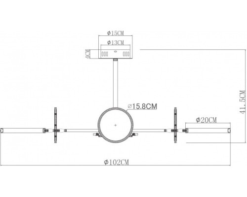 Потолочная люстра Sienna A1363PL-8PB Arte Lamp