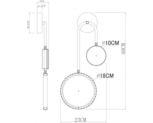 Бра Holly A1364AP-2PB Arte Lamp