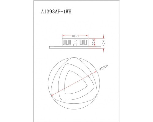 Потолочный светильник Multy-piuma A1393AP-1WH Arte Lamp