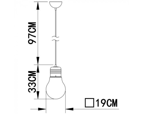 Подвесной светильник Edison A1402SP-1SS Arte Lamp