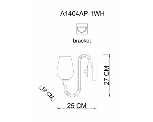 Бра Lavinia A1404AP-1WH Arte Lamp