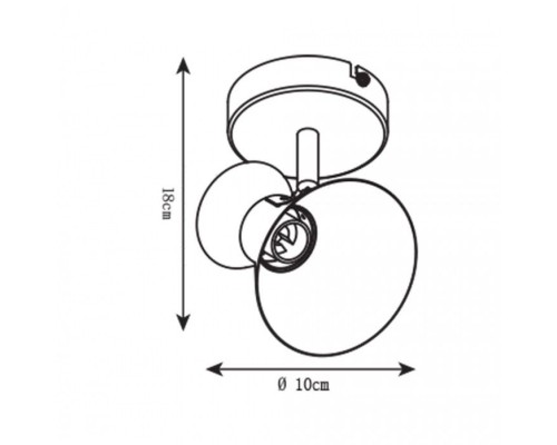 Спот Baltimore A1406AP-1BK Arte Lamp