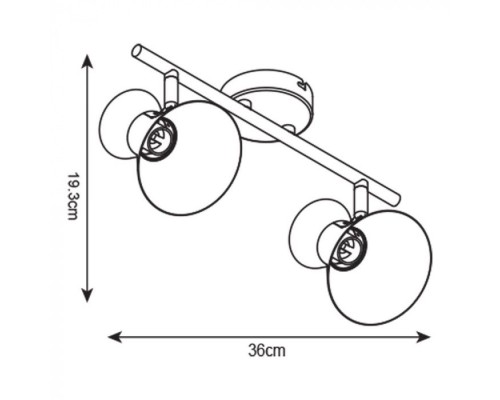 Спот Baltimore A1406AP-2BK Arte Lamp
