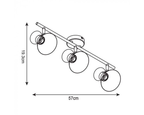 Спот Baltimore A1406PL-3BK Arte Lamp