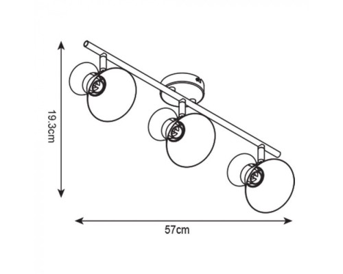 Спот Baltimore A1406PL-3WG Arte Lamp