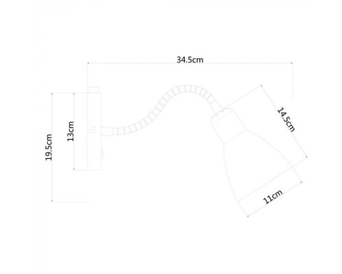 Спот Dorm A1408AP-1AB Arte Lamp