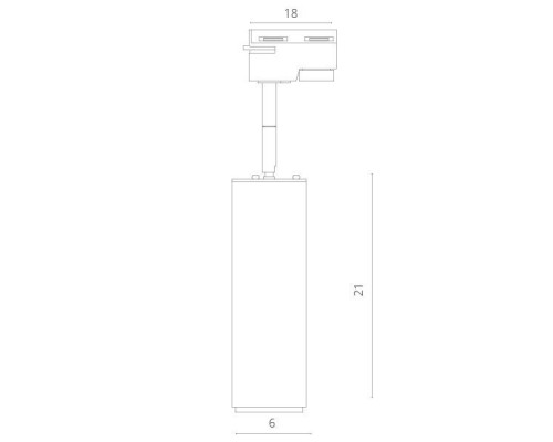 Трековый светильник Periscopio A1412PL-1WH Arte Lamp