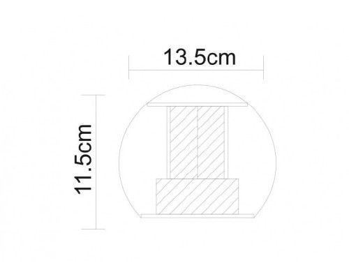 Светильник Rullo A1415AL-1GY Arte Lamp