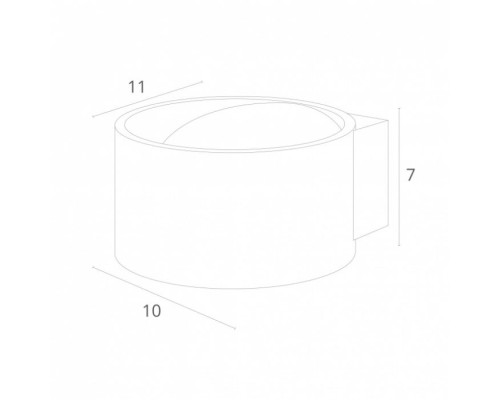 Настенный светильник Cerchio A1417AP-1GY Arte Lamp