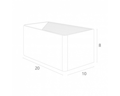 Настенный светильник Cassetta A1422AP-1GY Arte Lamp