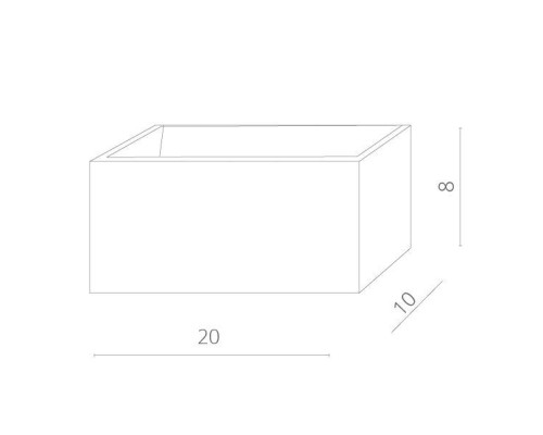 Настенный светильник Cassetta A1422AP-1WH Arte Lamp