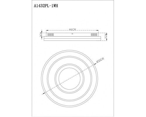 Потолочный светильник Multi-space A1432PL-1WH Arte Lamp