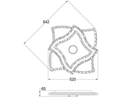 Потолочная люстра Multy-space A1436PL-1WH Arte Lamp