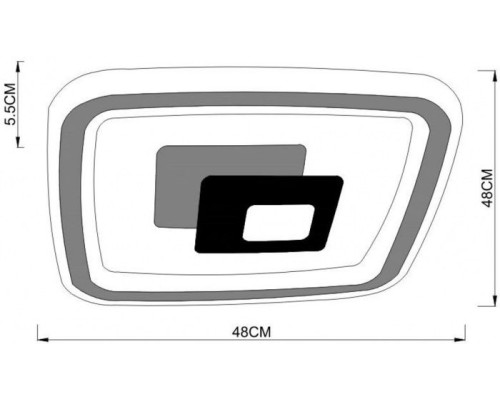 Потолочный светильник Forma A1437PL-72WH Arte Lamp