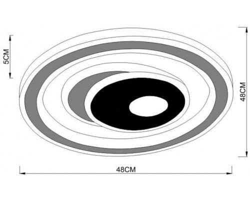 Потолочный светильник Forma A1438PL-72WH Arte Lamp