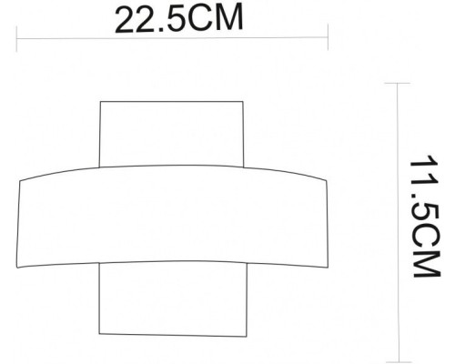 Настенный светильник Croce A1444AP-1WH Arte Lamp