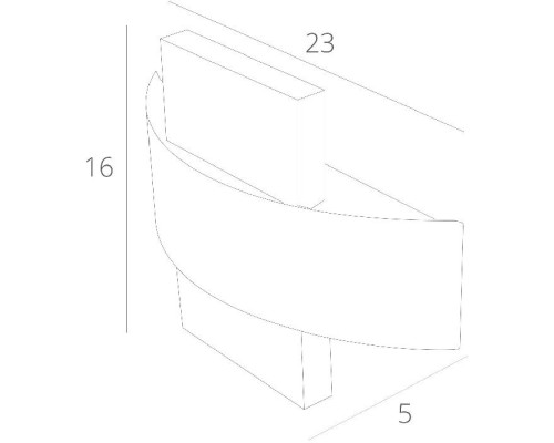 Настенный светильник Croce A1444AP-1WH Arte Lamp