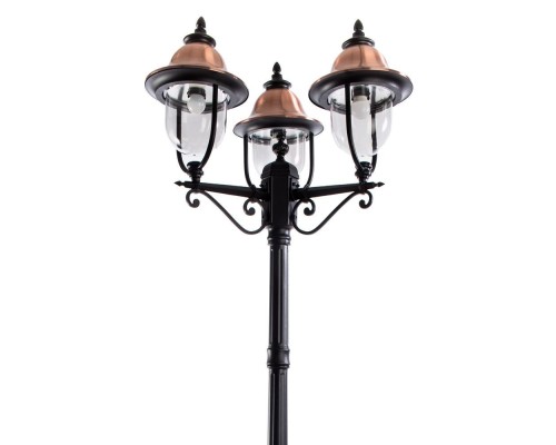 Наземный фонарь Barcelona A1486PA-3BK Arte Lamp