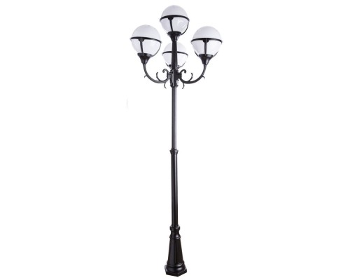 Наземный фонарь Monaco A1497PA-4BK Arte Lamp