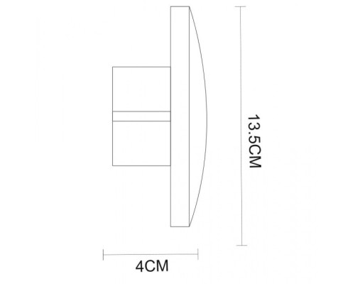 Настенный светильник Nimbo A1506AP-1WH Arte Lamp