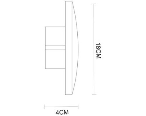 Настенный светильник Nimbo A1510AP-1RI Arte Lamp