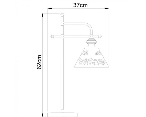 Настольная лампа Kensington A1511LT-1PB Arte Lamp