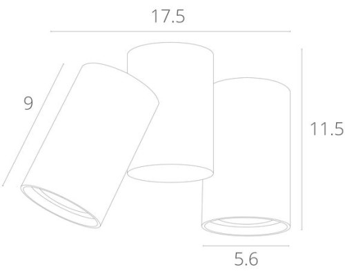 Спот Gavroche A1511PL-2BK Arte Lamp