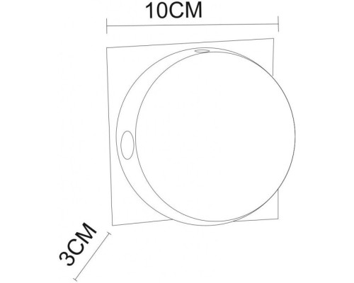 Настенный светильник Tamburello A1525AP-1WH Arte Lamp