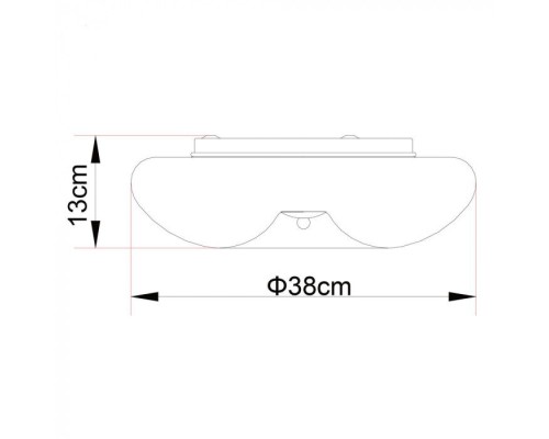 Потолочный светильник Flushes A1531PL-3WH Arte Lamp