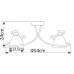 Потолочная люстра Fabia A1565PL-5WG Arte Lamp