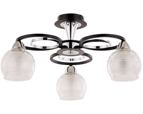 Потолочная люстра Ginevra A1604PL-3BK Arte Lamp
