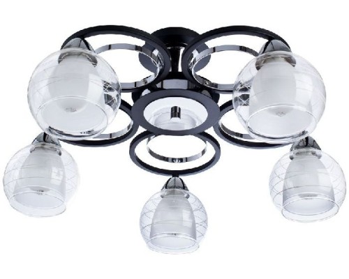 Потолочная люстра Ginevra A1604PL-5BK Arte Lamp
