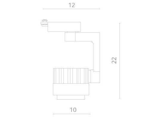 Трековый светильник Vigile A1630PL-1WH Arte Lamp