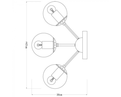 Потолочная люстра Bolla A1664PL-5BK Arte Lamp