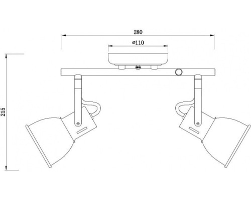 Спот Jovi A1677PL-2BK Arte Lamp
