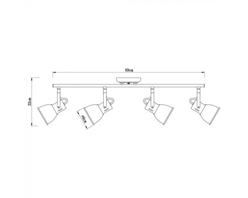 Спот Jovi A1677PL-4WH Arte Lamp