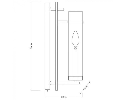 Бра Hugo A1688AP-1CC Arte Lamp