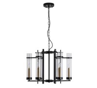 Подвесная люстра Hugo A1688LM-6BK Arte Lamp