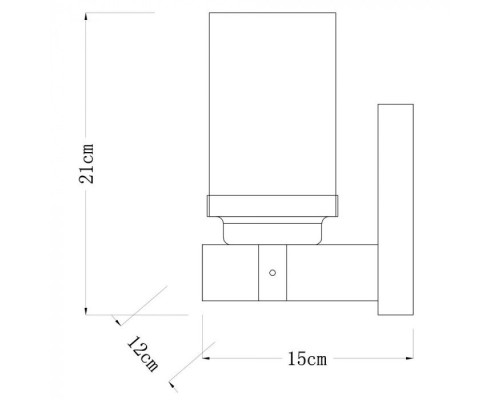 Бра Dodge A1693AP-1BR Arte Lamp