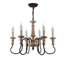 Подвесная люстра Woodstock A1700LM-6BR Arte Lamp