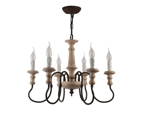 Подвесная люстра Woodstock A1700LM-6BR Arte Lamp