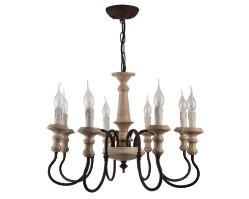 Подвесная люстра Woodstock A1700LM-8BR Arte Lamp