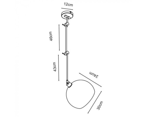 Подвесной светильник Paolo A1733SP-1SS Arte Lamp