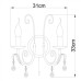 Бра Romana A1742AP-2BK Arte Lamp