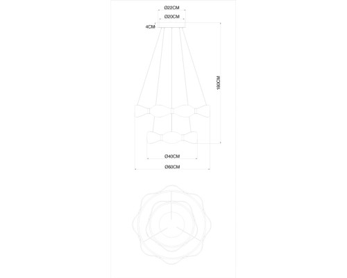 Подвесная люстра Grace A1868SP-2PB Arte Lamp