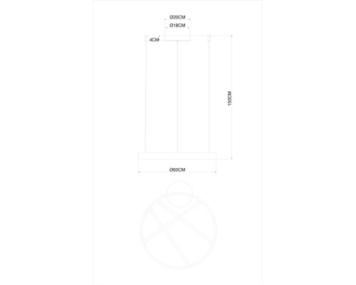 Подвесной светильник Ricco A1874SP-32BK Arte Lamp