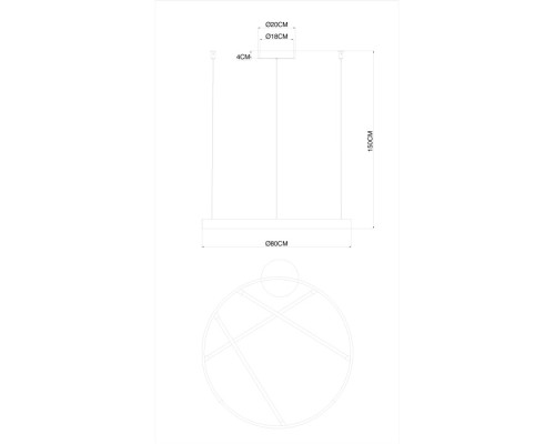 Подвесной светильник Ricco A1874SP-45BK Arte Lamp
